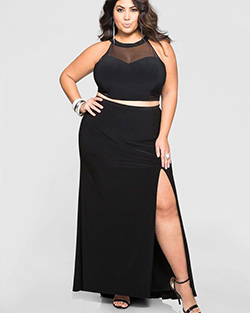 Maxi dress, Cocktail dress - dress, boohoo, clothing, kokerjurk: Plus size outfit  