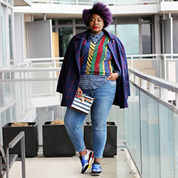 Styles Plus Size, Nadia Aboulhosn, Fashion blog: Street Style,  Plus size outfit,  Plus-Size Model  