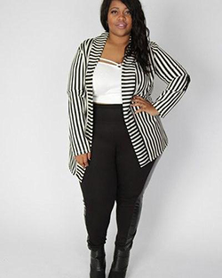 #plussizefashion #plussize #instafashion #beautywithplus #blackandwhite #stylish...: Plus size outfit  