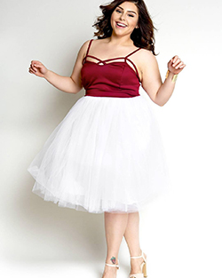 Party dress, Wedding dress - tutu, dress, clothing, fashion: Plus size outfit  