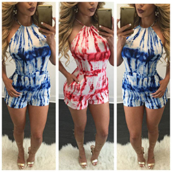 Women's Holiday Mini Playsuit Jumpsuit Rompers Summer Beach Casual Shorts Dress: holiday dress,  Casual Shorts Dress  