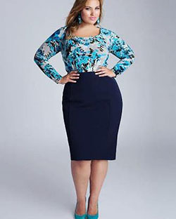 for Plus Size, Saia LÃ¡pis, Saia GodÃª: Plus size outfit,  Saia Longa,  Saia Midi,  Plus Size Skirt  