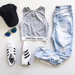 Cute Outfits for Short Height Girls To Look Tall: Calvin Klein,  Outfits With Shorts  