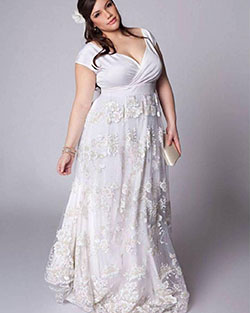 Vintage Wedding Dresses, Wedding dress, Vintage clothing: Plus size outfit,  Retro style,  Wedding dress  