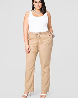 PLUS SIZE PANTS, Plus-size clothing, Ashley Stewart: Plus size outfit,  Pant Suits  