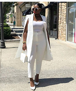 Gorgeous All White Outfits For Black Girls: Lifestyle  