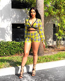 Girl Wearing Cher Plaid short Set | Swag Outfit Ideas: Cool Fashion,  Swag outfits,  Black Girl Fashion  