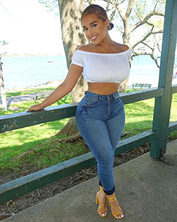 Wearing Jeans And Heels - Best Weekend Swag Outfit Ideas: Swag outfits,  Black Girl Fashion  