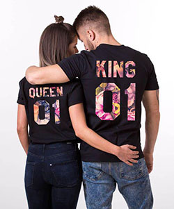 Fleur Shirts, Fleur King Shirt, Fleur Queen Shirt, Fleur Collection, Floral Shir...: 