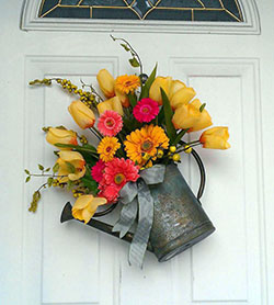 Front door decorating ideas: Christmas Day,  Christmas decoration,  Door hanger  