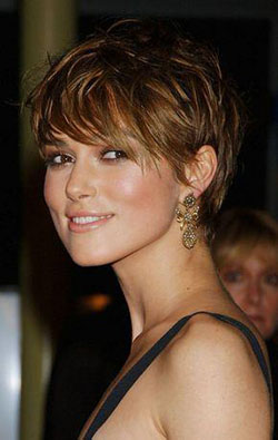 Keira Knightley Hairstyles, Pixie Haircut, Short hair: Hairstyle Ideas,  Pixie cut,  Katie Holmes Hairstyle  