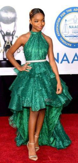 49th NAACP Image Awards.: Red Carpet Dresses,  Marsai Martin  