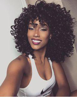 Buy this high quality wigs for black women lace front wigs human hair wigs african american wigs the same as the hairstyles in picture: Lace wig  