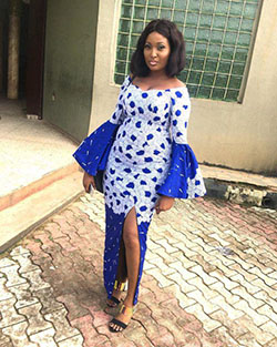 Ankara long dress. Black Girls Ankara Gowns, ankara dresses: party outfits,  African Dresses,  Aso ebi,  Ankara Dresses  