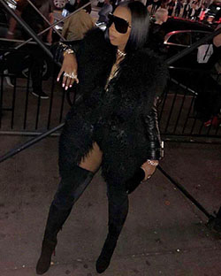 Black Girls Fur clothing, Winter clothing: 