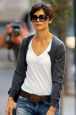 Pixie Hairstyles Katie Holmes: Bob cut,  Pixie cut,  Katie Holmes Hairstyle  