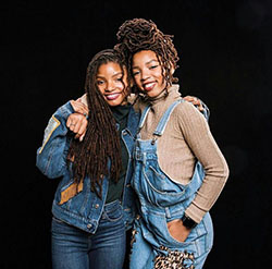 Chloe X Halle. Chloe + Halle: Halle Bailey,  Chloe Bailey  