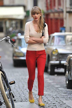 Taylor swift outfits. How to Abrasion Chinos pants? Many a times, we face the bind of allotment the ap...: Clothing Accessories,  Business casual,  Taylor Swift,  Low-Rise Pants  