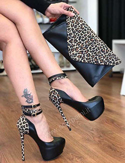 Killer Heels Stylish outfit ideas for women who follow fashion: High-Heeled Shoe,  Court shoe,  Animal print,  Stiletto heel,  High Heel Ideas,  Best Stilettos Ideas,  Peep-Toe Shoe  