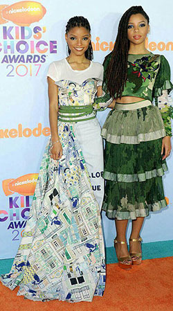 Loc Love-Chloe & Halle: Red Carpet Dresses,  Halle Bailey,  Chloe Bailey,  chloe halle  