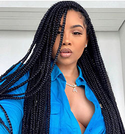 Black Girl Wardrobe Stylist, Hair Care: Box braids,  Cute Black Girls  