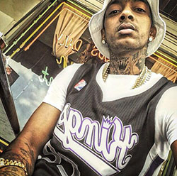 Hip hop music. Nipsey Hussle Arrested For Codeine Possession: Nipsey Hussle  