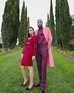 Nipsey Hussle and Lauren London | American Music Awards: Los Angeles,  Nipsey Hussle  