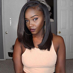 Short Bob Wig. Black Girls Lace wig, Bob cut: 