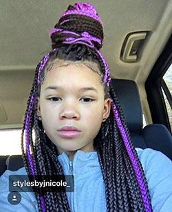 YES STORM!  | #HappyClientSelfie #ProtectiveStyles #Braids #IndividualBraids #Bo...: 
