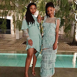 ??#instyleawards: Halle Bailey,  Chloe Bailey  