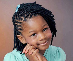 Best Half Braided Hairstyles for Black Girls | Braids for Kids: French braid,  Hairstyle For Little Girls,  kids hairstyles  