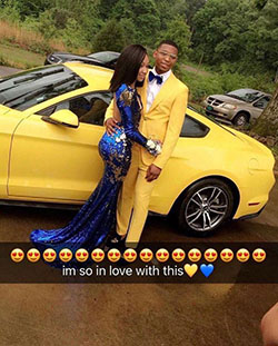 Navy blue and yellow prom: Prom Suit  