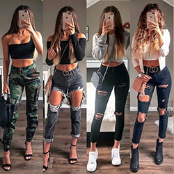 Black Girls Crop top: 