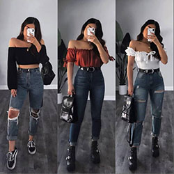 Tumblr Grunge fashion,  Casual wear: Fashion show,  Mom jeans  