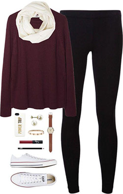 Cute Outfits With Leggings And Converse: winter outfits,  Outfits With Leggings  