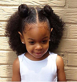 Natural Hairstyles For Little Black Girls: Natural Hair,  Hairstyle For Little Girls,  kids hairstyles  