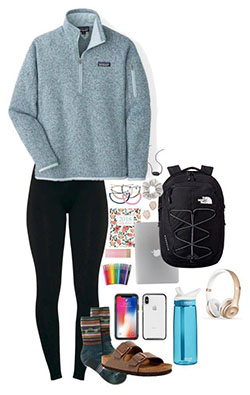 Cute Outfits With Leggings And Sweaters: School Outfit,  Outfits With Leggings,  Birkenstocks Outfits  