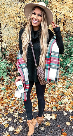 Trending Outfit Ideas for Women, tartan.: Street Outfit Ideas  