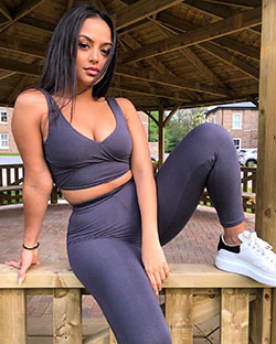 Thick Girl's  Photo shoot: Casual Sporty Outfits,  Negz Negar  