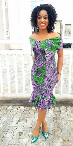 Ankara Short Gown Styles Designs 2019: Cocktail Dresses,  Wedding dress,  African Dresses,  Short Ankara Gown,  Ankara Gowns  