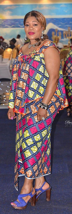 African dresses for old woman: Plus size outfit,  Maxi dress,  Hairstyle Ideas,  Plus Size Ankara  