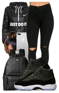 Outfits with jordans for girls: Air Jordan,  Swag outfits  