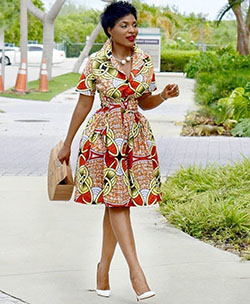 Ankara shirt dress styles: Maxi dress,  Kente cloth  