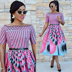 Pink and blue ankara style: Aso ebi,  Hairstyle Ideas  