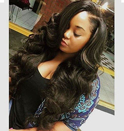 Sew in long hair prom hairstyles for black girls: Lace wig,  Bob cut,  Long hair,  Prom Hairstyles,  Regular haircut  