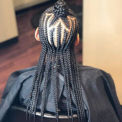 Long hair, Box braids, Long hair: Afro-Textured Hair,  Long hair,  Brown hair,  Box braids,  Braided Hairstyles  