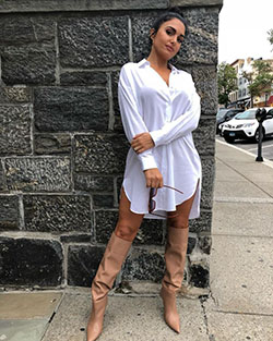 Hot Molly Qerim in Casual White Shirt: Jalen Rose,  molly qerim,  First Take,  White Shirt  