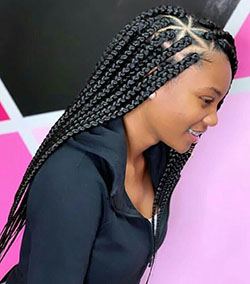 Fancy outfit ideas for rasta braids, big cornrows hairstyles 2019: Crochet braids,  Box braids,  African hairstyles,  Braided Hairstyles  