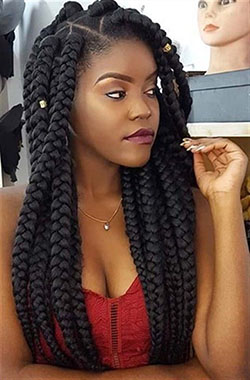 Glamorous ideas for jumbo crochet braids, Waist length crochet braids: Afro-Textured Hair,  Bob cut,  Crochet braids,  Box braids,  Regular haircut  