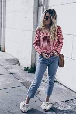 Red And White Shirt Outfit For Casual wear: shirts  